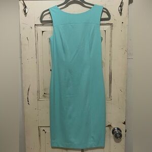 Banana Republic Sleeveless Turquoise Midi Dress NWOT